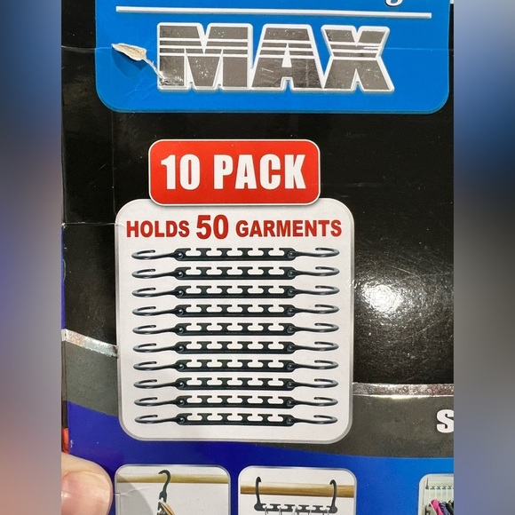 New NIB‎ wonderhanger wonder hanger 30 hangers clothes grey closet storage - Picture 3 of 5